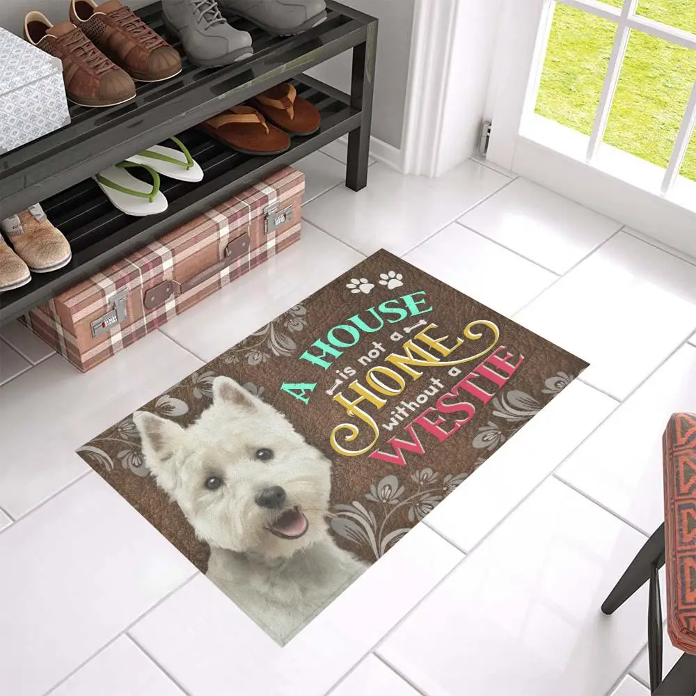 Bathroom Home Decor Doormat Pet Dog Westie Mats Westie Home Decor Dog Aliexpress