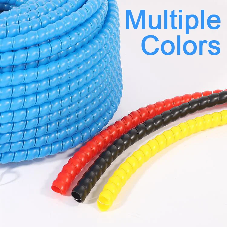 Untoom Spiral Cable Wrap Wire Organizer Cable Protection Sleeve Tube Wire Cable Management for Computer TV Mobile Phone Cable