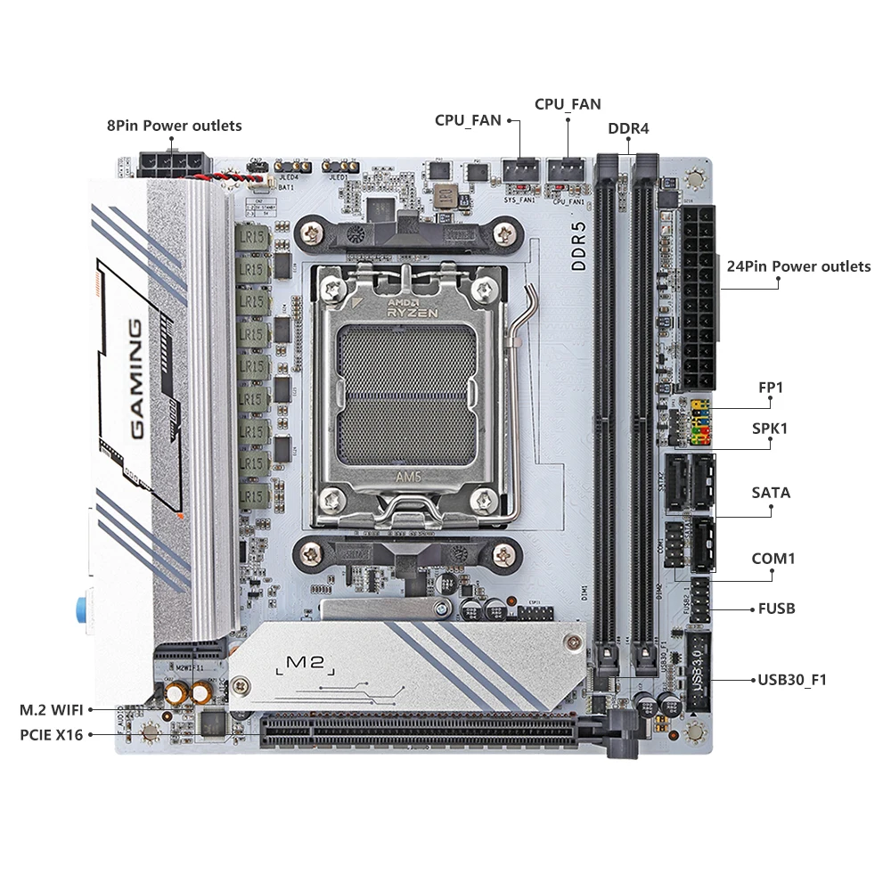 CPU B650 PLUS ITX-W Ryzen5 8400F Amazon.com: AMD Ryzen™ 5 8400F : Electronics