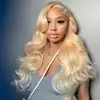 613 Blonde Wig Body Wave Wigs Human Hair 13x6 Hd Lace Frontal Wig Transparent Lace 250 Density 13x4 Lace Front Human Hair Wig 1