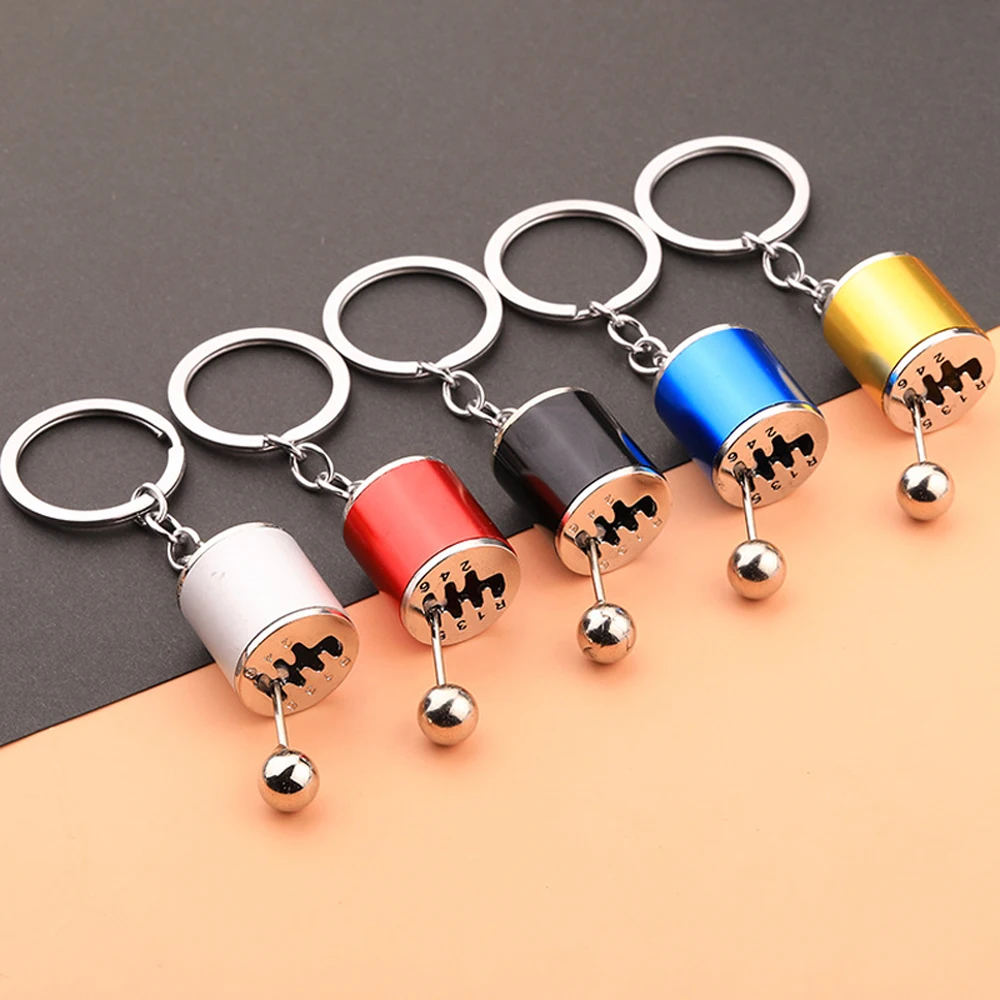 Car Modification Six Speed Pendant Key Chain Can Shift Gears To Move