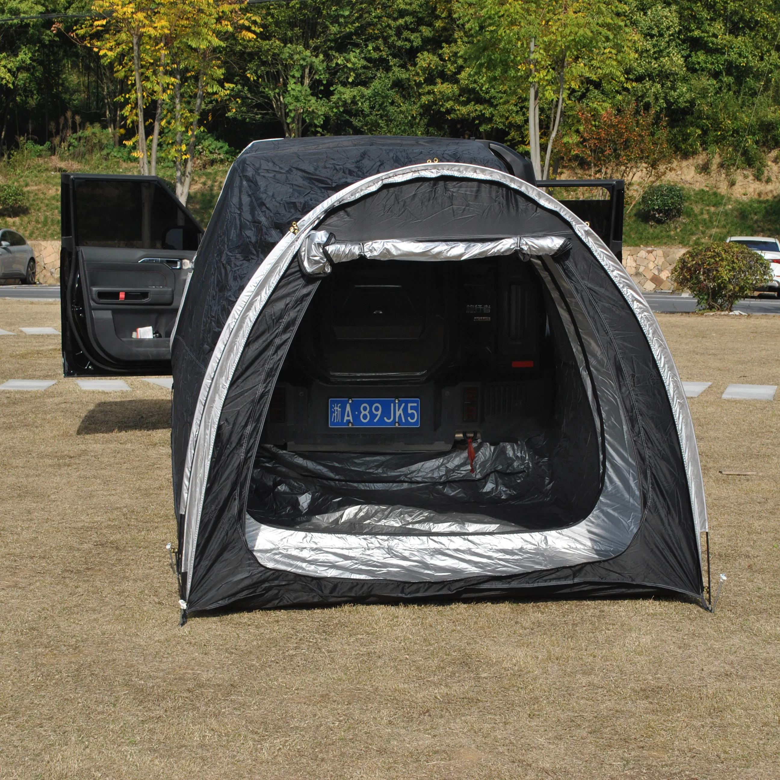 1 Person Car Tent,Hatchback Tent,SUV Rear Tent,Camper Tent,Car Rear Glamping Tent,Easy Set up Car Tailgate Tent