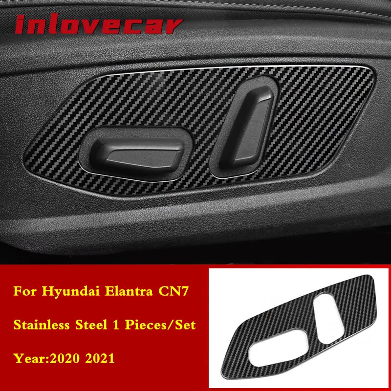 

For Hyundai Elantra CN7 2020 2021 interior frame Mouldings seat Adjustment button cover trim decoration Car styling accessories