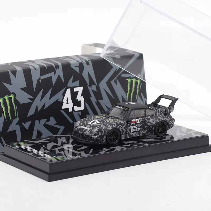 Flame 1:64 Porsche RWB 964 993 Hoonigan Claw Uncle Brick