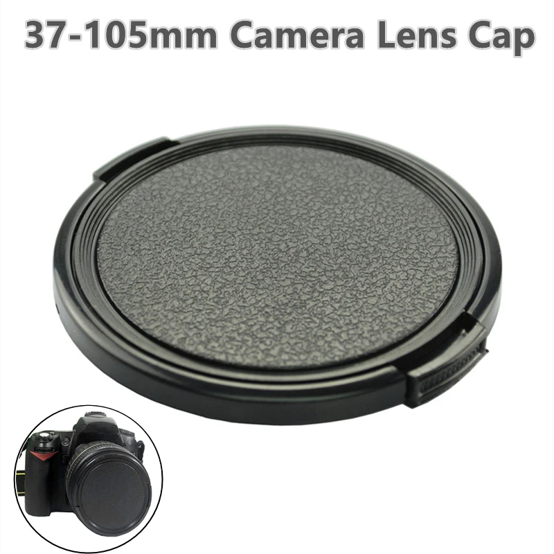 

37 39 40.5 43 46 49 52 55 58 62 67 72 77 82 86 95105mm Camera Lens Cap Protection Cover Lens Front Cap for Canon Nikon DSLR Lens