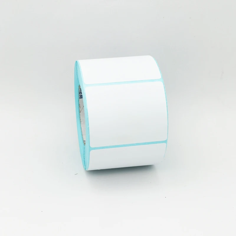 60/70/80/90/100mm Breite Direkt druck weißer leerer Thermopapier etiketten aufkleber in Rolle
