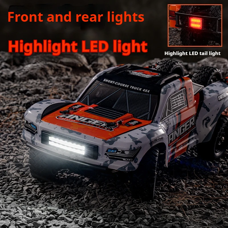 Haiboxing Rc Remote Control Off-Road Vehicle 3100a Full Proportion Brushless High Speed Short Card Gyroscope 4wd Boy Toy Gift 4