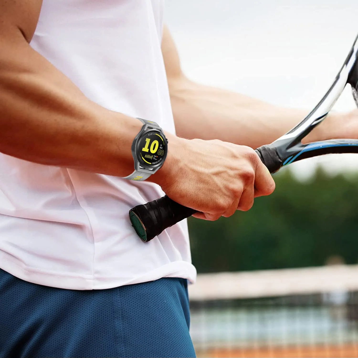 حزام من السيليكون لساعة هواوي GT 3 46 مللي متر 42...