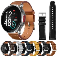 20/22mm Leather Strap for POLAR Vantage V3 V2 Watch Band M2/M/Grit X Pro for Polar Ignite 3 2/Pacer/Unite Business Bracelet Belt