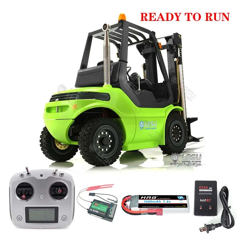 LESU 1/14 Remote Control Hydraulic Forklift Transfer Car RC RTR Truck Model ESC Motor Servo Toys for Boys Gift Thzh1204-Smt3 5
