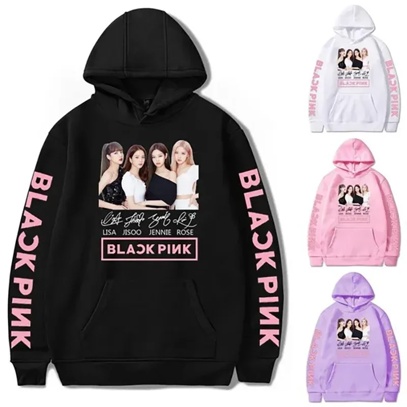 

New Fashion K-Pop Print Hoodie Men's and Women's Casual Long Sleeve Fans Pullover Hoodie Tops