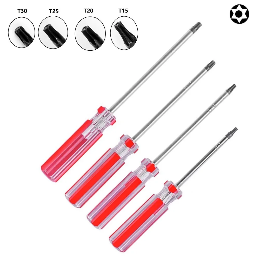 Torx Screwdriver T15 T20 T25 T30 With Magnetic Hole Screwdriver Star Bit Driver Home Phone Repair Hand Tools