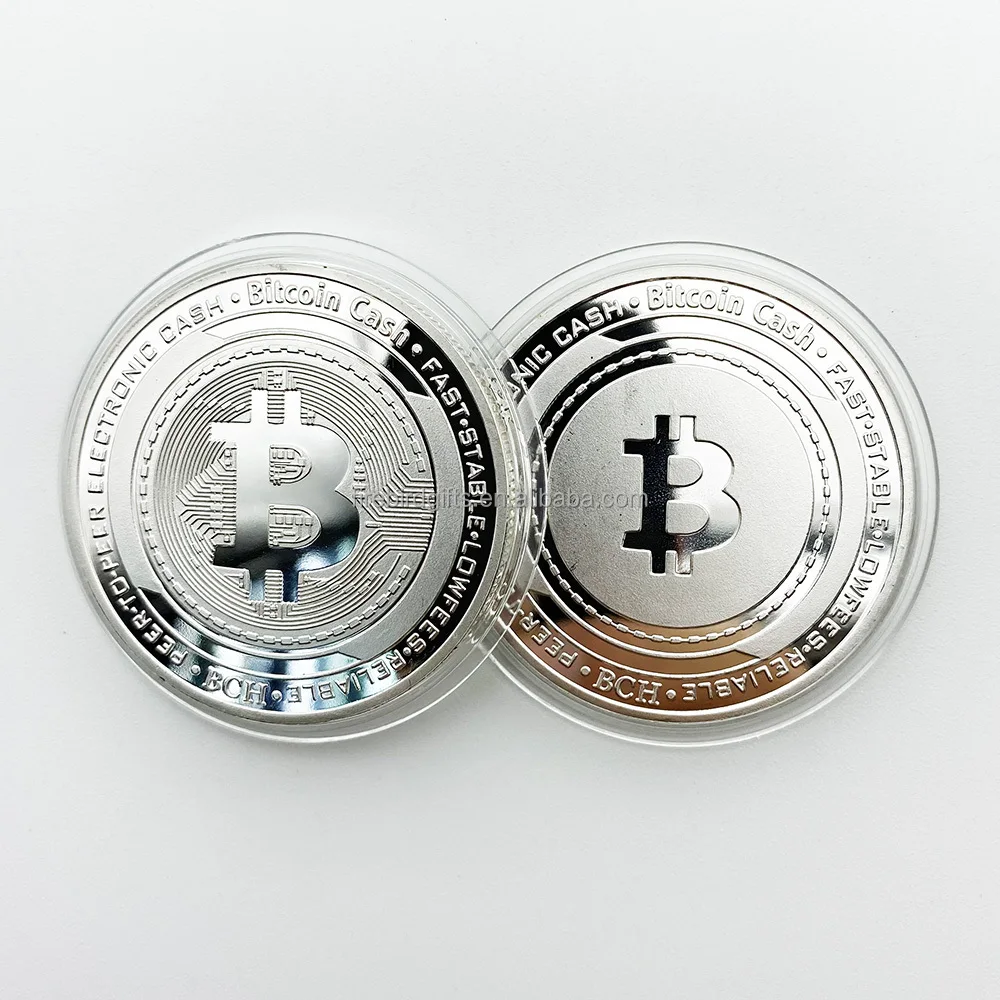 Gold Plated Bitcoin Commemorative Art Collectible