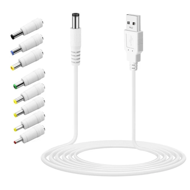 

Кабель питания USB-DC5V с 8 адаптерами для светодиодных камер, планшетов и многого другого высшего качества