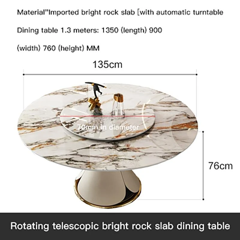 135cm table