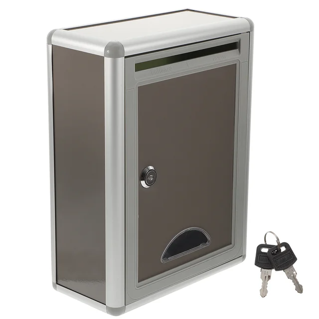 Fém Levél Doboz Csepp Műanyag Malacka Bank Falra Szerelhető Postafiók Iroda Üzleti Csomag Az Ajtó Falához