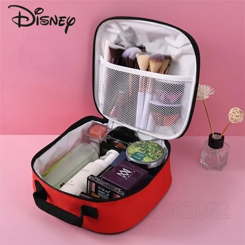 Makeup Organizer Cosmetic Bag Cosmetic Storage Bag Makeup Bag Cosmetic Case Disney Mickey Fashion Women's Cosmetic Bag Large Capacity Portable Cosmetic BagOrganizer Cute Box