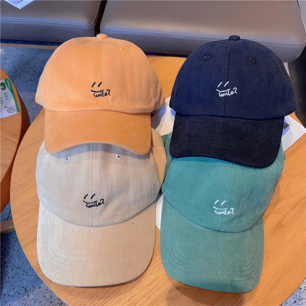 

Adjustable Hip-Hop Summer Women Letter Trendy Embroidery Sun Hat Sport Caps Baseball Caps