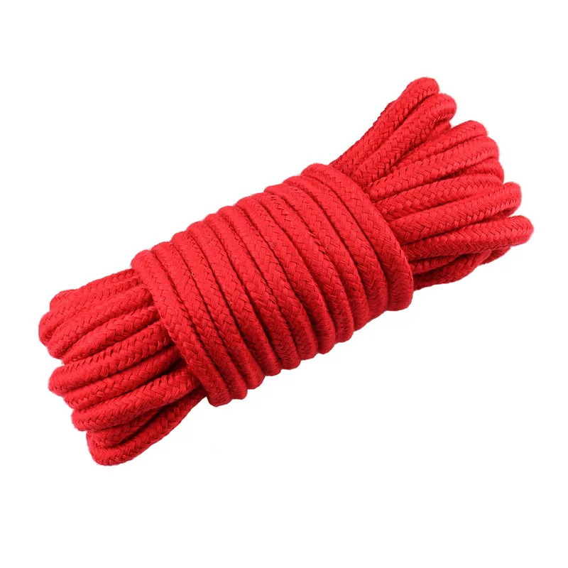 33ft/10m Adult Play Strap Restraint Soft Cotton Bondage Rope Japanese  Shibari Sm Adult Games Binding Rope Role-playing Sexy Toy - Bondage Gear -  AliExpress