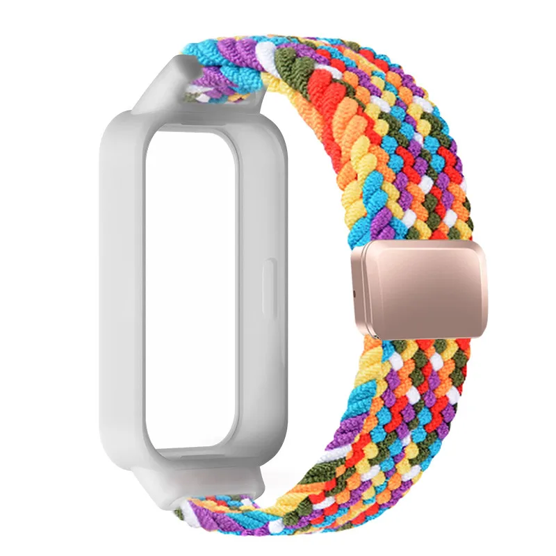 Braided Nylon Sports Strap with Magnetic Case Cover
