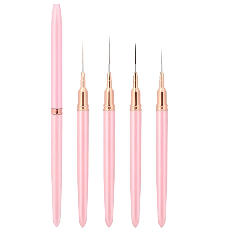 

5 Pcs Nail Art Liner Brushes Painting Nail Art Brush Set Nail Dotting Drawing Tool Nail Art Design Brush Detail Brush
