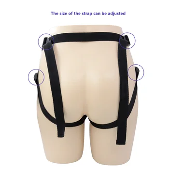 Men's Strap-on Realistic Penis Dildo Pants Sex Toys for Men Gay Strapon Harness Belt Adult Games Huge Adult Toys 3