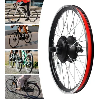 20" Bike Motor Kit 36V 250W Front Wheel Electric Bicycle Ebike Conversion Kit Hub Motor Cycling with LED Display 30km/H Speed 2