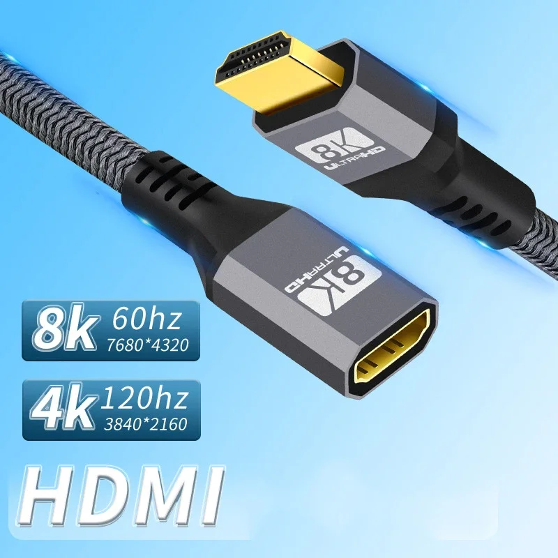 HDMI ȣȯ ͽٴ ̺, ƺ HD TV Ʈ  PS4/5   HDR, 8K 60Hz - 3D 4K 120Hz 48Gbps