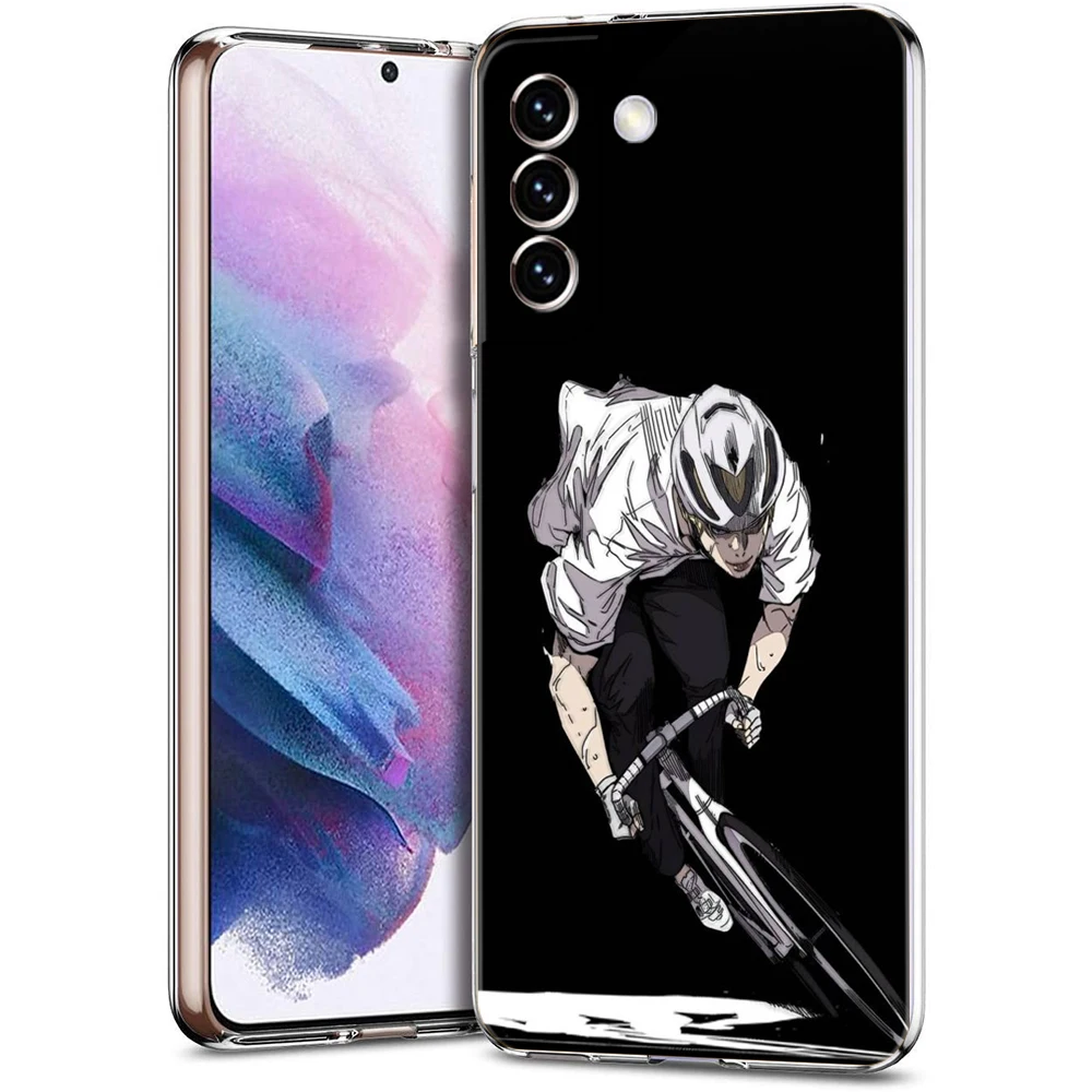 Silicone Clear Mountain Bike Cycling Art Phone Case Cover