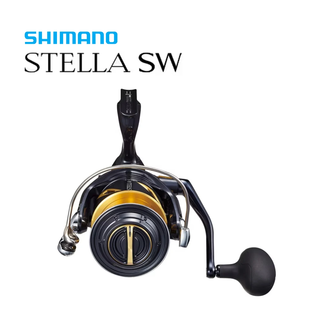 시마노 오리지널 스텔라 SW 스피닝 낚시 릴, 4.4-6.2:1 최대 드래그 11-28kg 12/13 + 1BB 하가네 바디, 기어 인피니티 드라이브 S A-RB