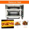 INTSUPERMAI Commercial Pizza Oven Electric Oven Double Deck Convection Oven 6400W 220V Commercial Cooker 6