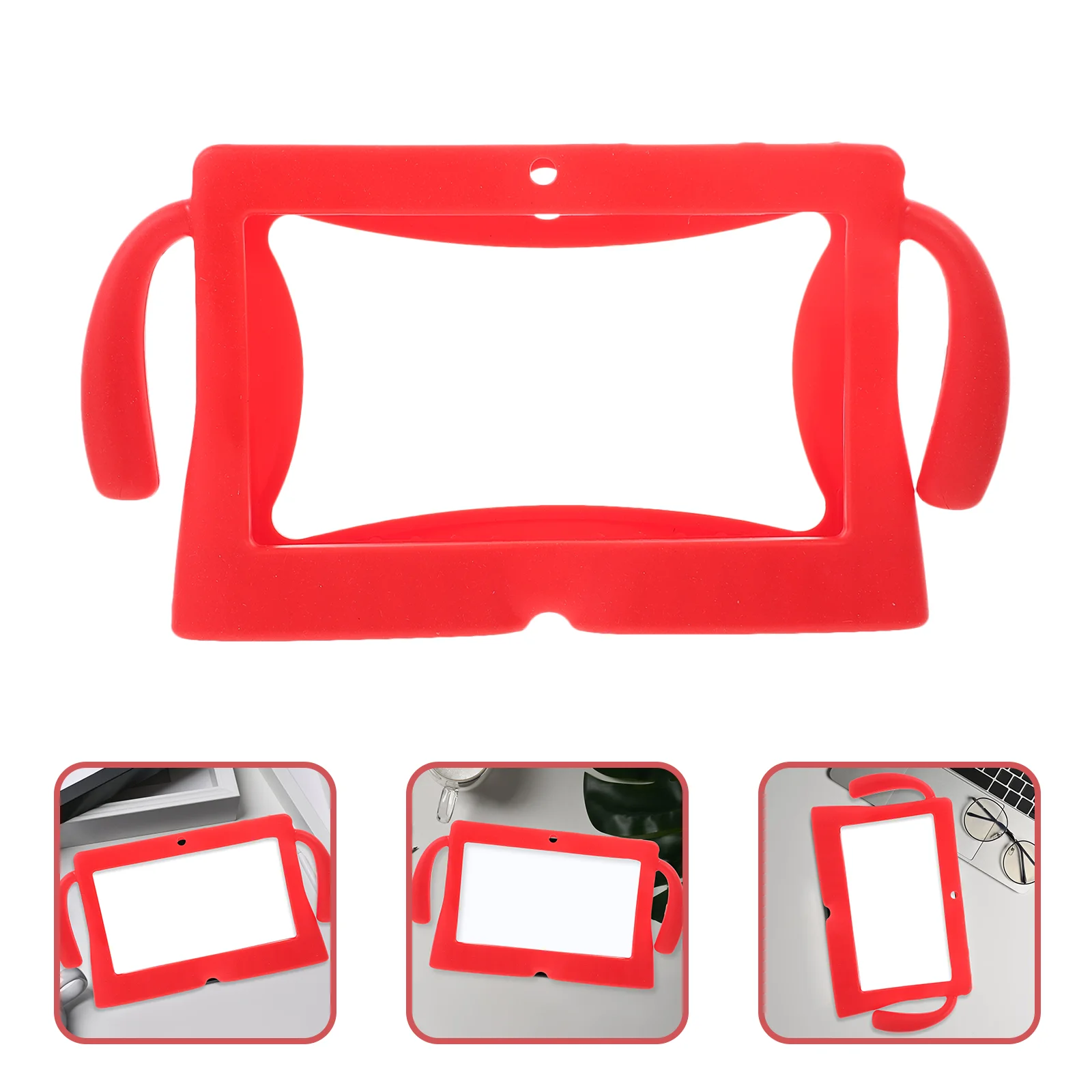 

Universal Inch Tablet Protective Case Soft Silicone Cover Skin Shell Protector with Carry Handles for Q88 Kids Children Tablet