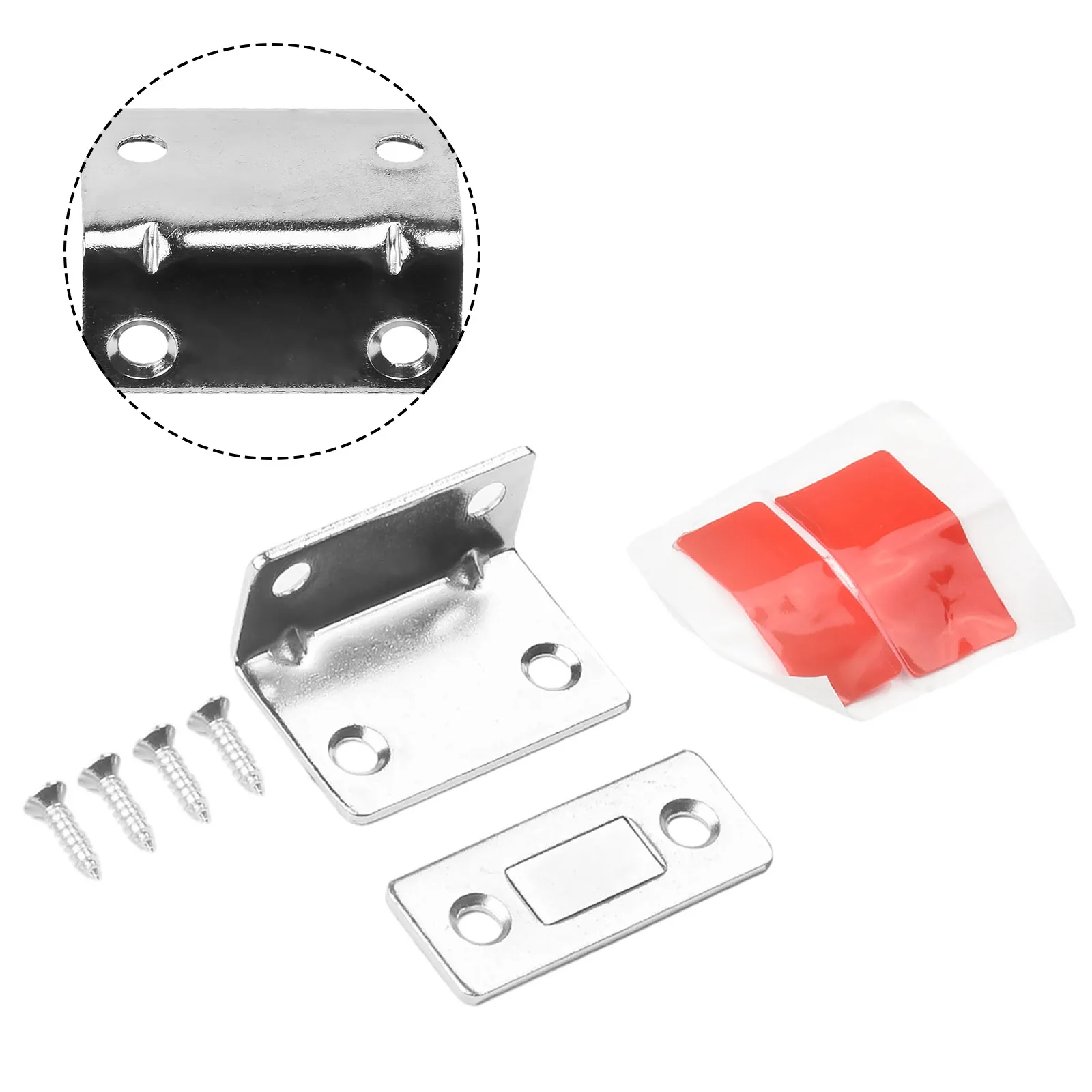 

Magnetic Cabinet Catches Door Closer Invisible Magnet Door Suction Ultra-thin Strong Cabinet Furniture Doors Catches Latch