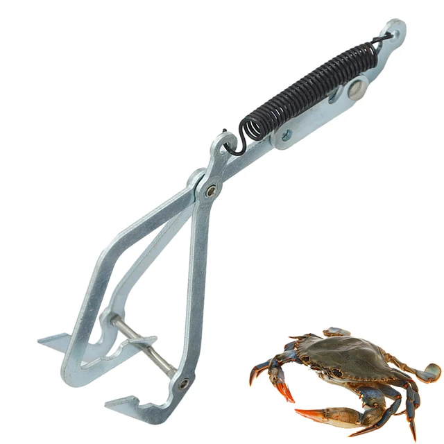 Fishing Crab Grabber Stainless Steel Strong Crab Clamp Catch Tool