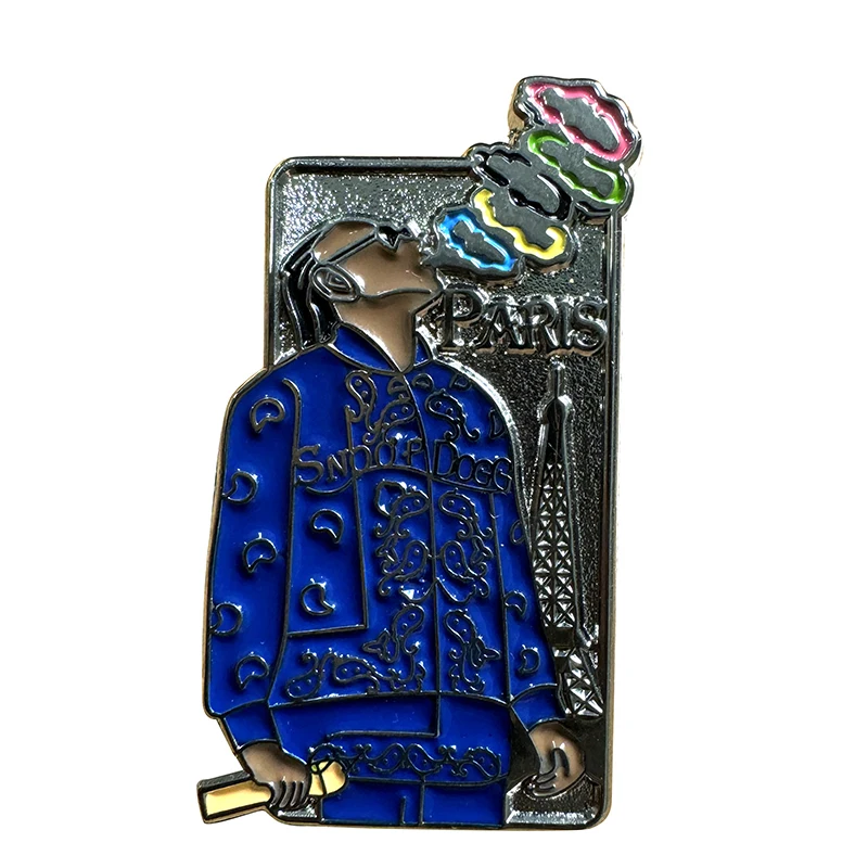 Fashion Brooches Enamel Pins Snoopdogg Pins Badges Souvenir Collections
