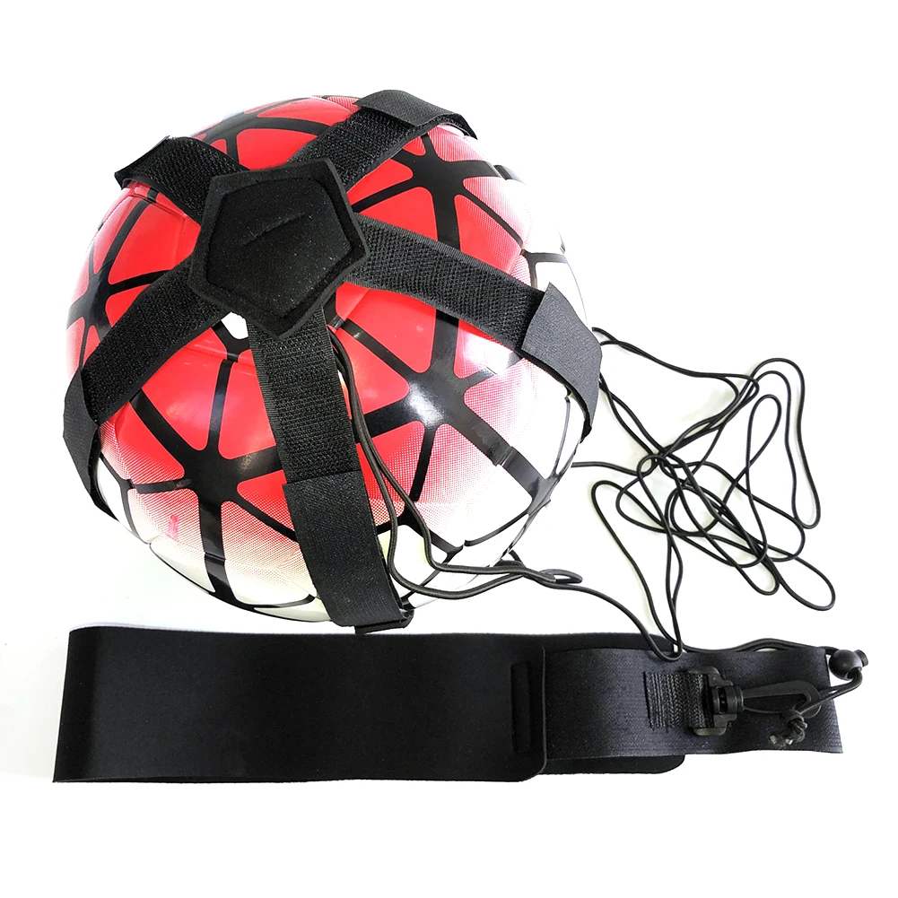 Football Ball Belt Adjustable Football Kick Trainer Fits Ball Size 3 4 5 Soccer Practice Trainer for Juggling Kicking Practice