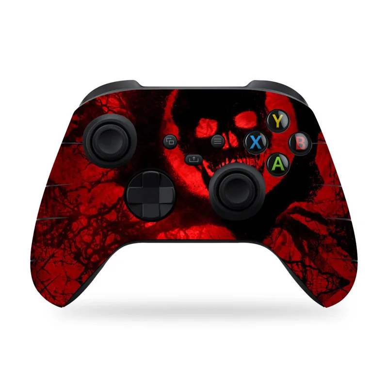 17 Style Sticker For XBOX Series X/S Controller Anti-slip Protective Skin Stickers For Xbox Series S/X Game Joystick Accessories 
