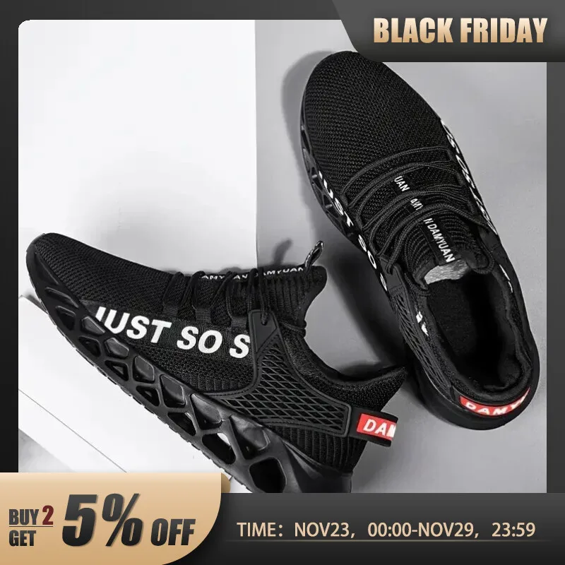 Blade-Shoes-For-Men-Running-Sneakers-Mesh-Breathable-Sports-Casual ...