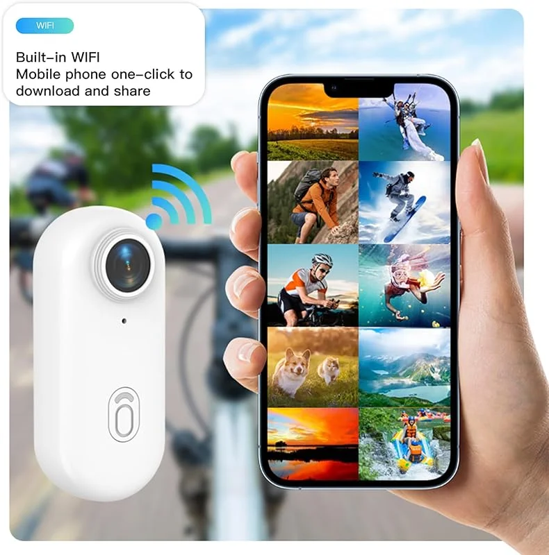 4K 1080P UHD 미니 카메라 무선 와이파이 스포츠 액션 카메라 소형 포켓 바디 캠코더 사진 촬영 비디오 촬영 휴대용 카메라