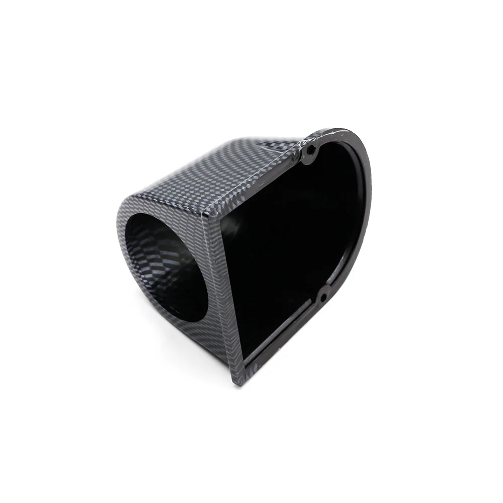 Straight 52mm Instrument Mounting Bracket Single Hole Seat Carbon Fiber Instrument Rack