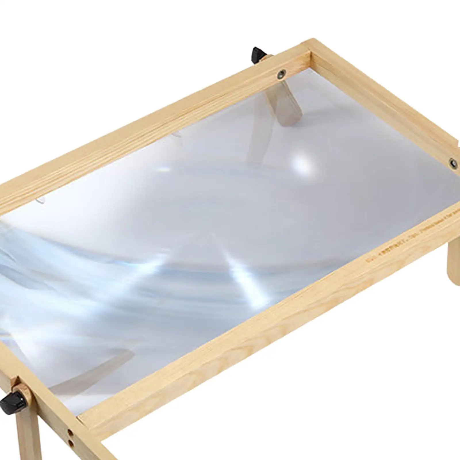 

Laptop Screen Magnifier Cell Phone Videos Movies Wooden Frame Computer