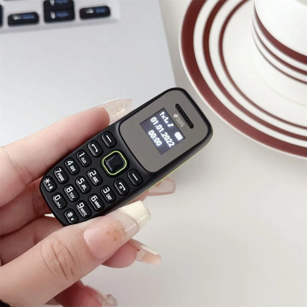 Mini Mobile Phone Dialer Dual SIM Cards Dual Standby Bluetooth Pocket Small Cellphone For Elders Business Driving