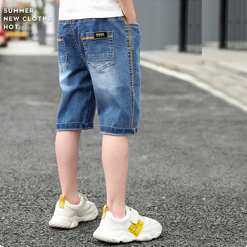 Ienens Shorts Denim Thin Short Trousers 