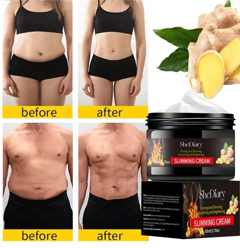 Ginger Body Sculpting Abdominal Muscle Cream Men and Women Fitness Shaping Cream Abdominal Muscle Slimming Strengthening
