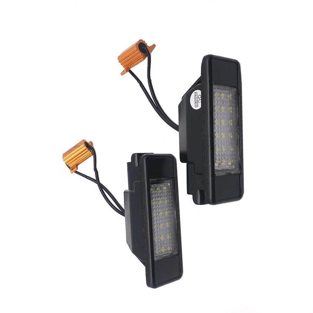 Lumière De Plaque D'Immatriculation Led Blanche Pour Mercedes Benz Sprinter 906 Viano W639 Vito W639, Lampe De Planificateur De Voiture, 2 Pièces