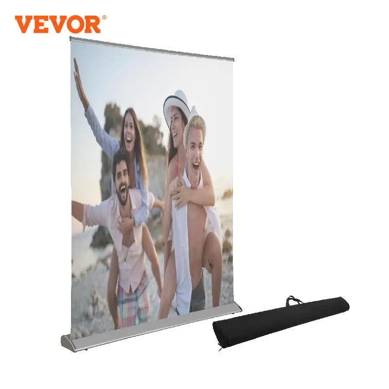 VEVOR 70 110 120 Inch RollUp Projector Screen Floor Standing 169 8K