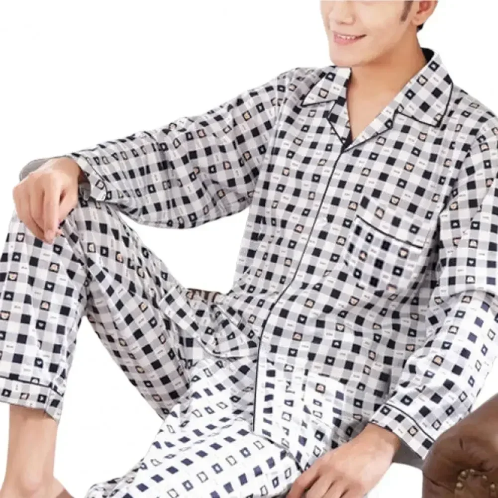 

Pants Men's With Sleeve Print 2023 Top Long For Loungewear And Set Evening Capri Comfortable Relaxing - Pajama