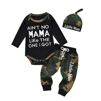 Newborn Camo Outfit Set 1