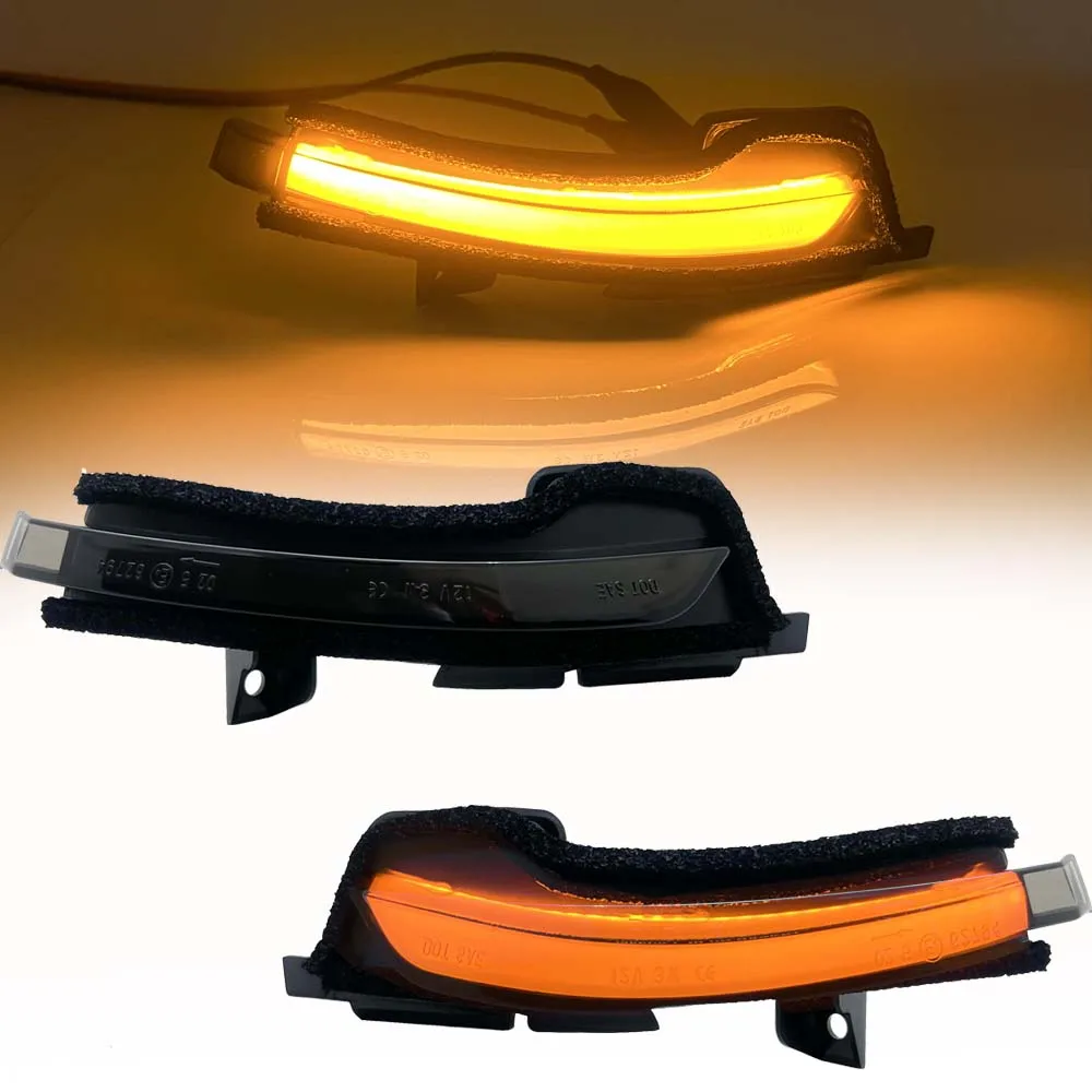 

2Pcs LED Arrow Turn Signal Mirror Lights Rearview Indicator Lamp For Ford Mustang 2015 2016 2017 2018 2019 2020 2021