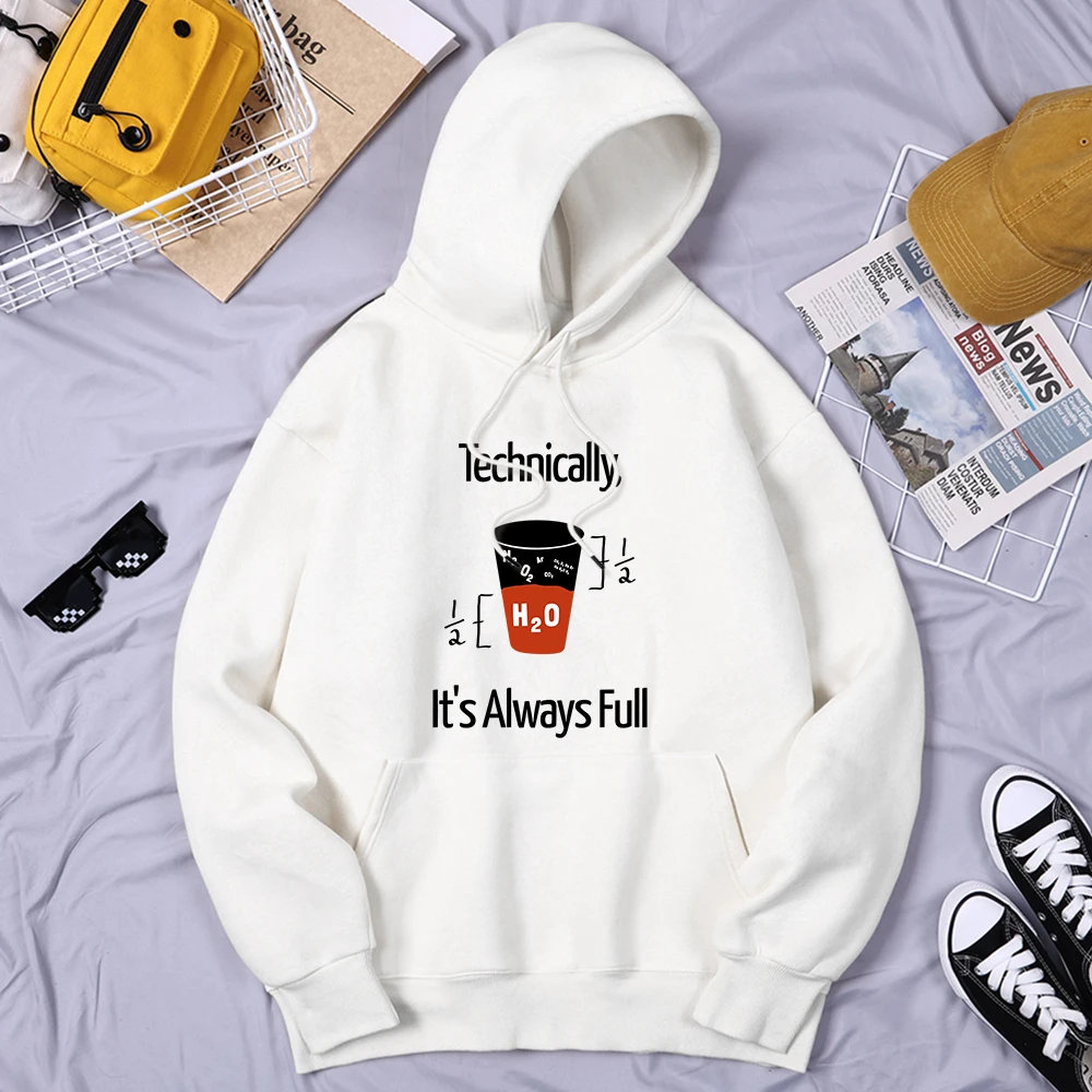

Technically It'S Always Full Scientific Experiment Male Hoodies Classic Loose Clothes Basic Designer Tops Warm Basic Male Hoodie
